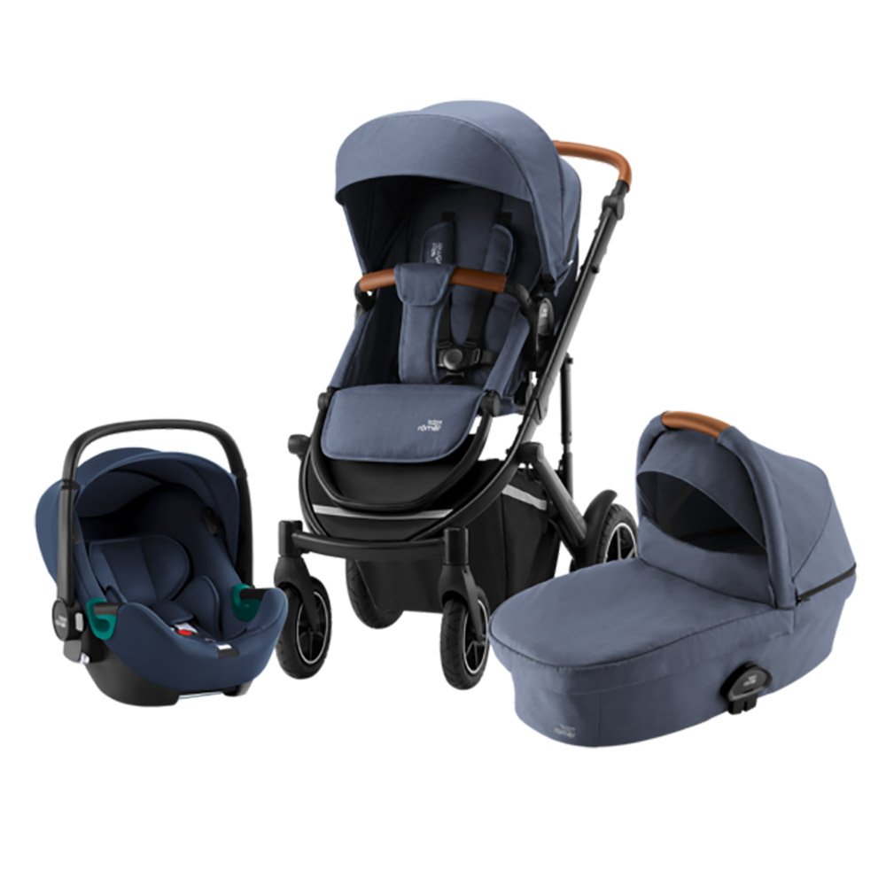 Britax Romer Set combi stroller Smile III Baby Safe iSense Indigo Blue Kids Comfort