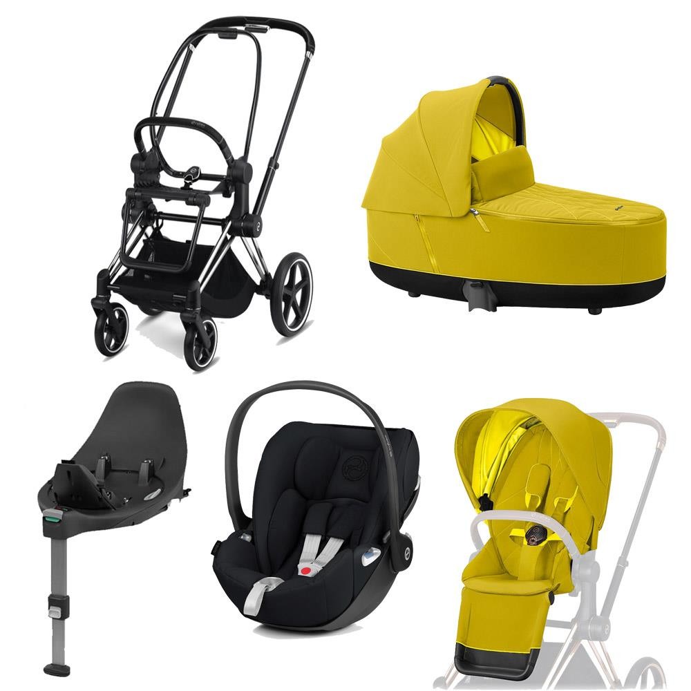 compact stroller and car seat