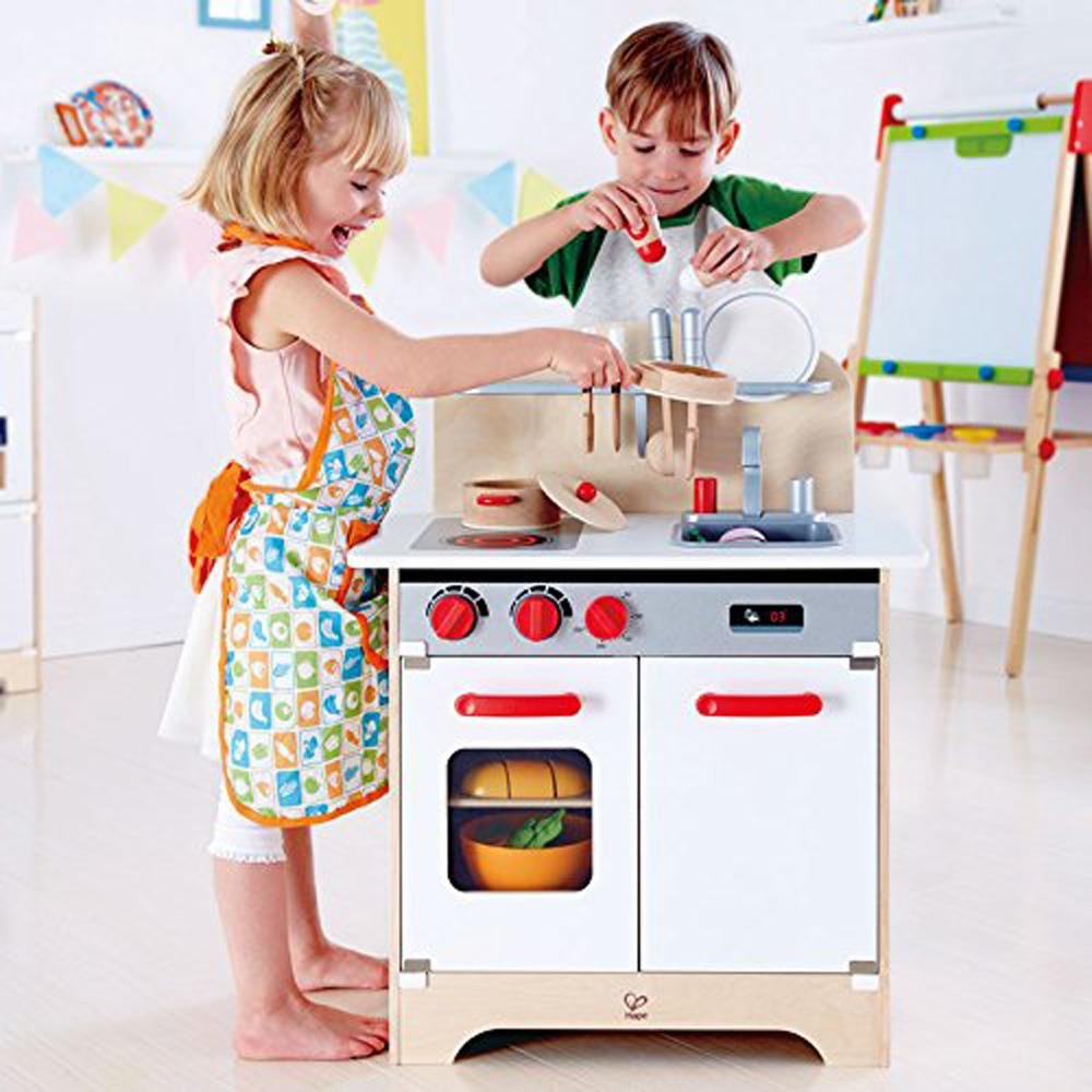 Hape Deluxe Mini Kitchen wooden game kitchen