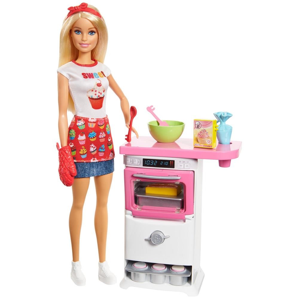 Mattel Barbie Cooking & Baking Bäckerin Puppe & Spielset