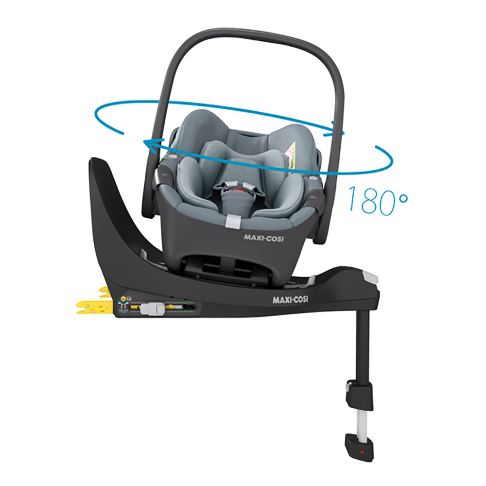 Maxi Cosi Babyschale Pebble 360 Inkl Familyfix 360 Essential Black Kids Comfort