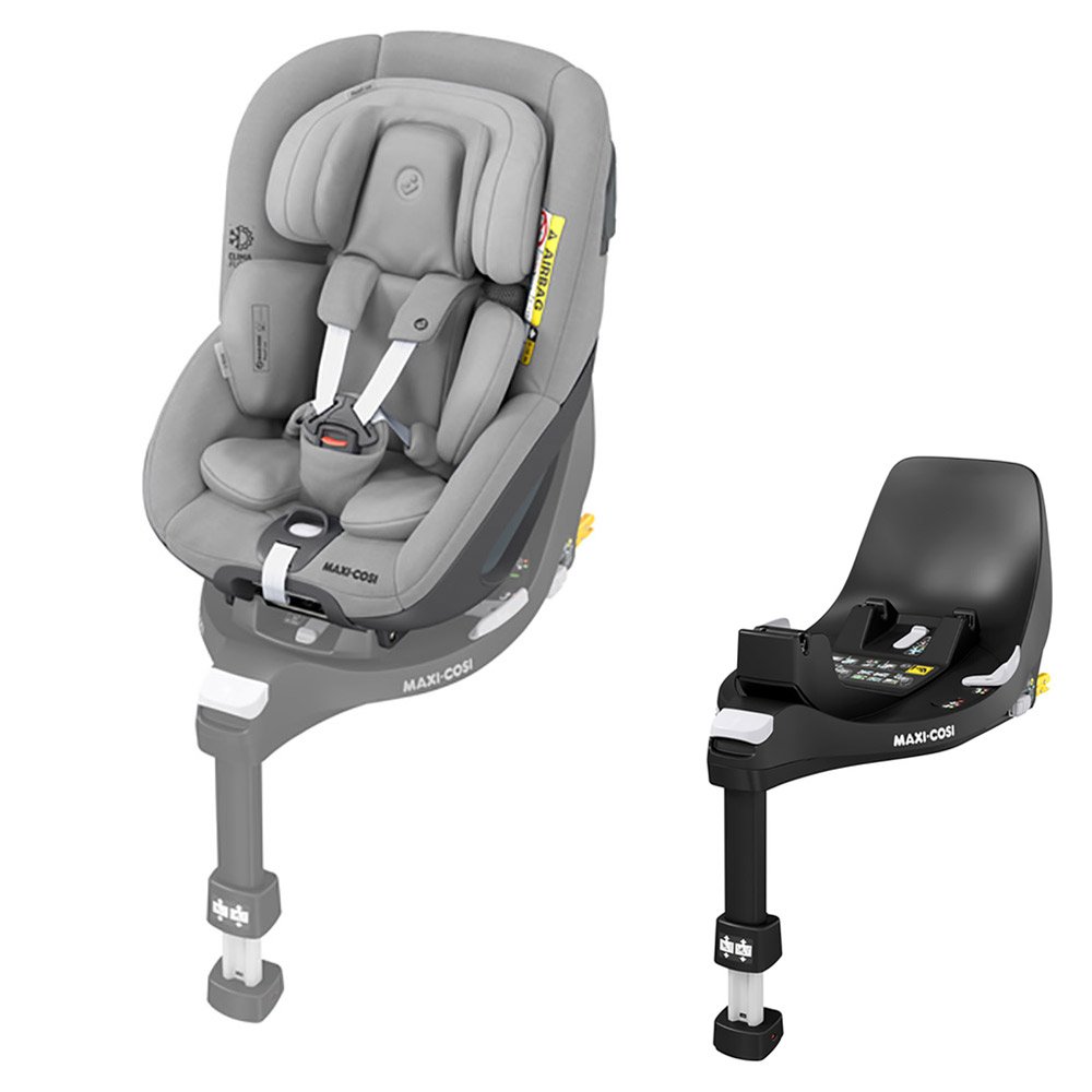 Maxi Cosi Kindersitz Pearl 360 inkl Basisstation Familyfix 360 Authentic  Black / Kids-Comfort