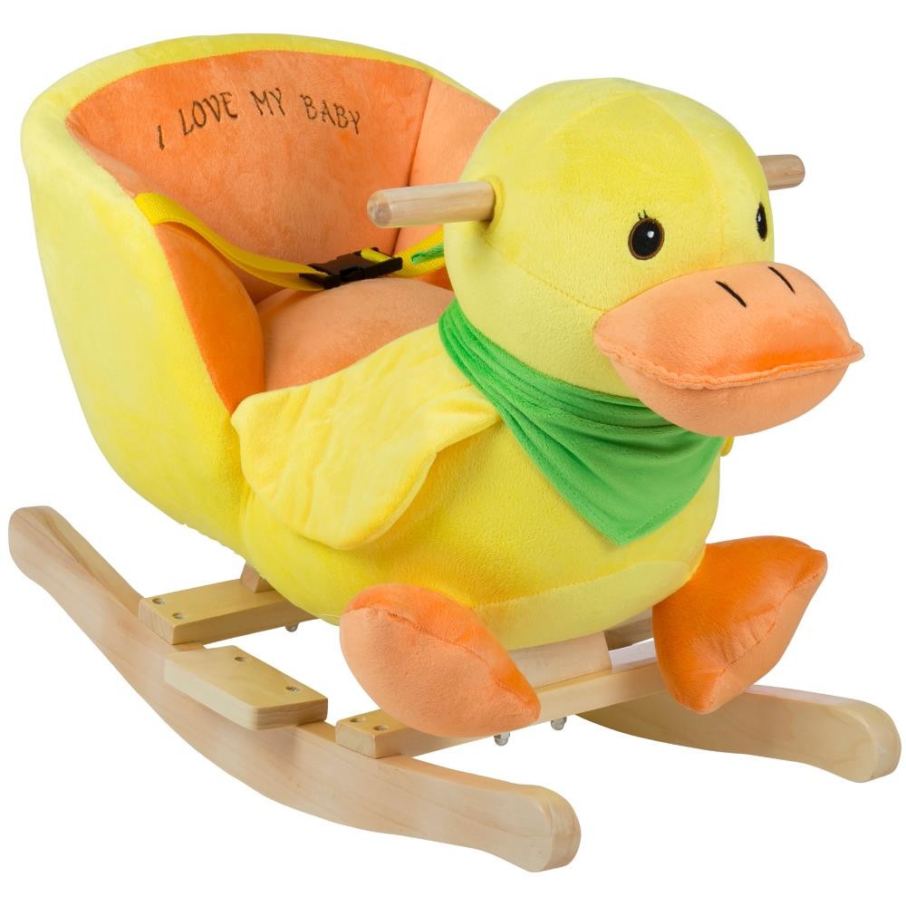 yellow duck rocking chair